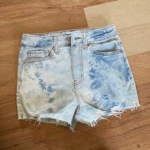RSQ curvy high rise jean shorts